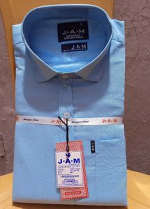 J&A-M Designer Blue Shirt