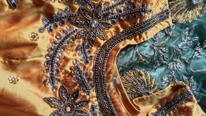 Embroidered Gold Blouse