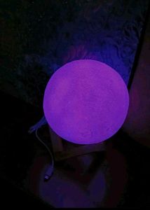 Moon Lamp  Multi Colour With Cable Stand