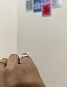 Handmade Beaded Rings Collection Of 5 💫💗
