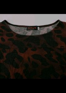 New Korean Brown Dress With Tag