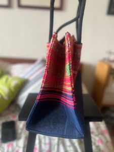 Thai Tribal Embroidered Tote Bag