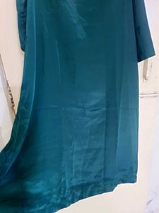 Satin Anarkali Kurta Set