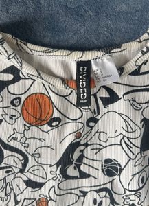 Cartoon Print Graphic Tee