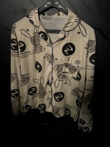 Patterned Pajama Set