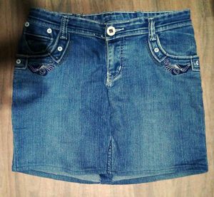 Denim Skirt 100% Cotton