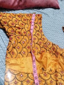 Embroidered Yellow Blouse