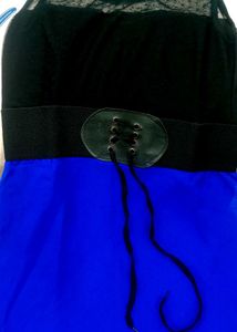 Black Dress with Belt