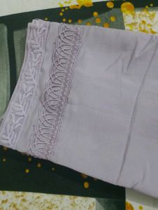 Elegant Lilac Embroidered Salwar Kameez