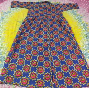 Frock Cutting Stylish Cotton Kurta