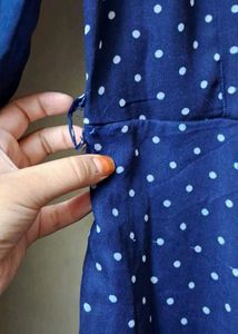 OfferjustfornowBlue Polka Dot Dress