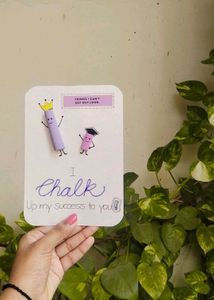 Handmade &#39;I Chalk&#39; Teacher&#39;s Day Card