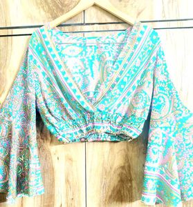 Art Silk Multicolour Top Size-36-38