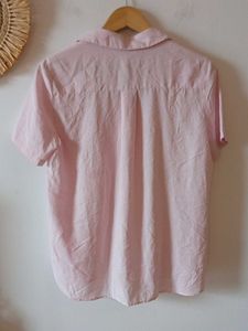 Uniqlo Oversize Airy Pink Summer Shirt