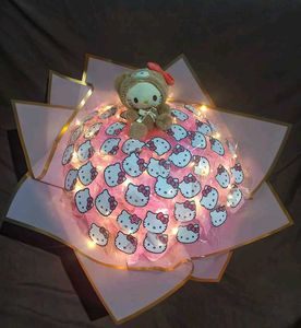 Viral Bouquet With Fairy Lights ⚡🌷🐣