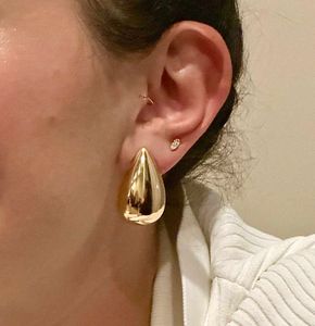 Beautiful Golden Teary Studs