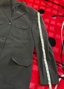 Dark Olive Blazer Suit Price Dropped
