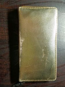 Vintage Gold Leather Wallet