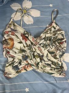 ZARA Floral Print Cami Top