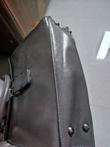Grey Handheld Bag