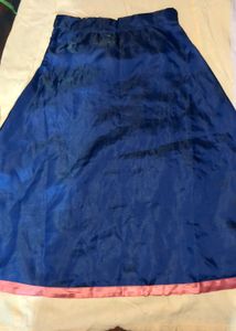 Kids Ethnic Peach And Blue Lehenga