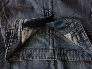 Cut Jeans Skirt