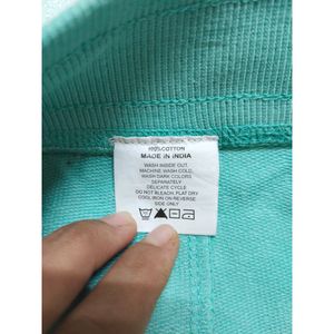 Ajile Women&#39;s Everyday wear cotton Teal shorts 🩳