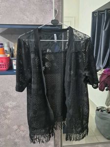Black Lace Shrug