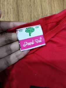 Red PLAY Graphic Tee