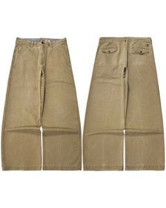 Brown Beige Wide Leg Jeans