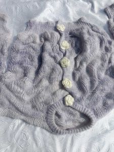 Pinterest Lavender Oversized Knit Cardigan 💜