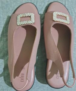 Cute Pink Slingback Sandals
