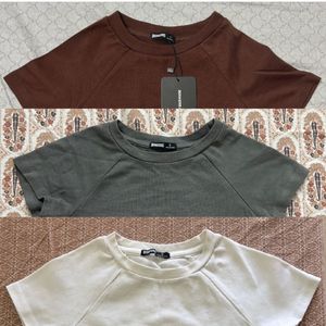 Combo Of 3 Cropped Tees- Bonkers Corner