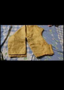 back open Golden Blouse