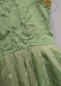 5 combo - Green Party frocks