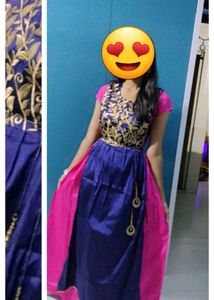 Gown With Upper Top ..