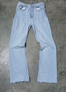 Light Blue Flared Jeans