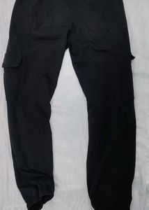 Bonkers Corner Black Cargo Jogger Pants