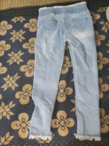 Cute Distressed Denim Jeans