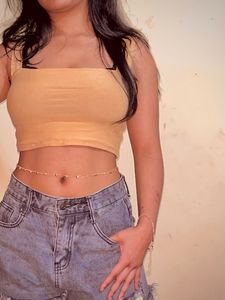Crop Skin Colour Top