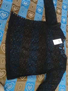 Elegant Black Lace Top