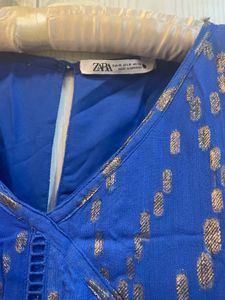 Elegant Blue Maxi Dress