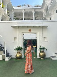Boho Print Maxi Dress
