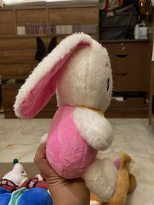 Cute Pink Bunny Plush Toy