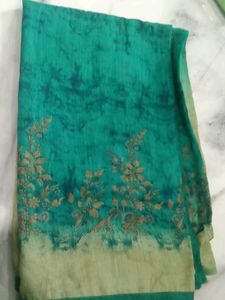 Elegant Green Saree