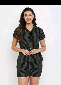 CLOVIA RAYON Printed Night Wear Set