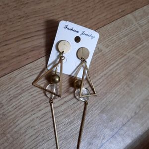Geometric Dangle Earrings