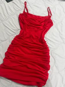 Red Bodycon Mini Dress