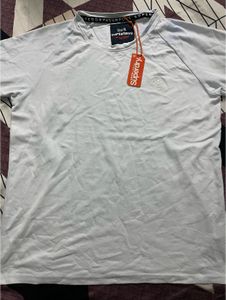 Superdry White Oversized T-Shirt With Varsity Team