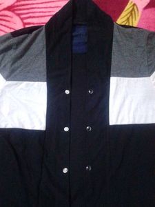 Stylish Color Block Coat